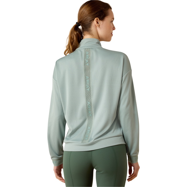 2026 Ariat Mujeres Respirar 1/2 Cremallera Pullover 10071807 - Chinois Green